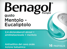 Benagol pastiglie gusto Mentolo-Eucaliptolo