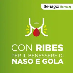 Benagol Herbal pastiglie gusto Menta e Ciliegia