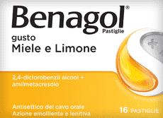 Benagol pastiglie gusto Miele e Limone