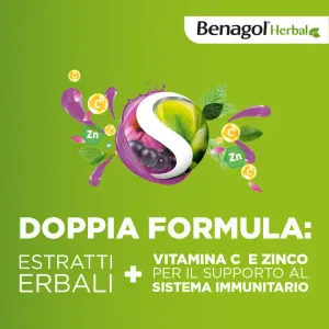 Benagol Herbal pastiglie gusto Frutti di bosco