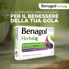 Benagol Herbal pastiglie gusto Frutti di bosco