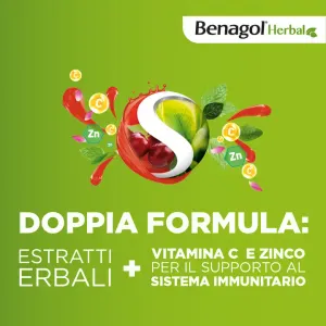 Benagol Herbal pastiglie gusto Menta e Ciliegia