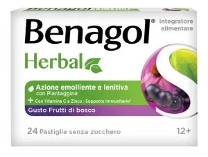 Benagol Herbal pastiglie gusto Frutti di bosco